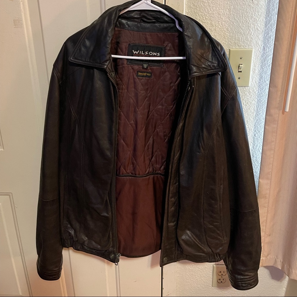 Wilson’s leather insulated bomber style jacket